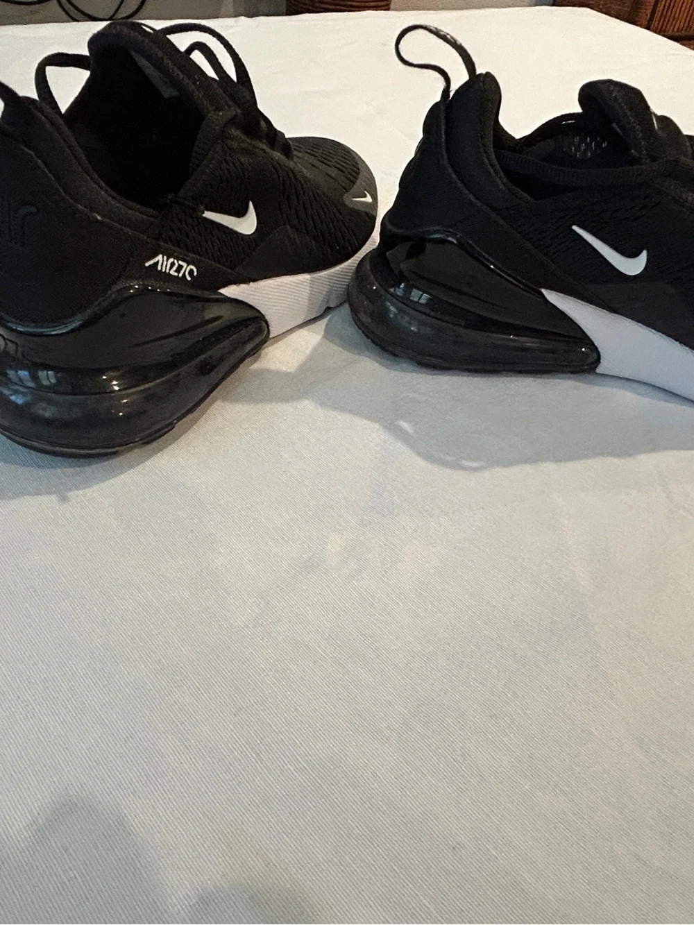 Nike Air Max 270 Women’s Black and White Sneakers